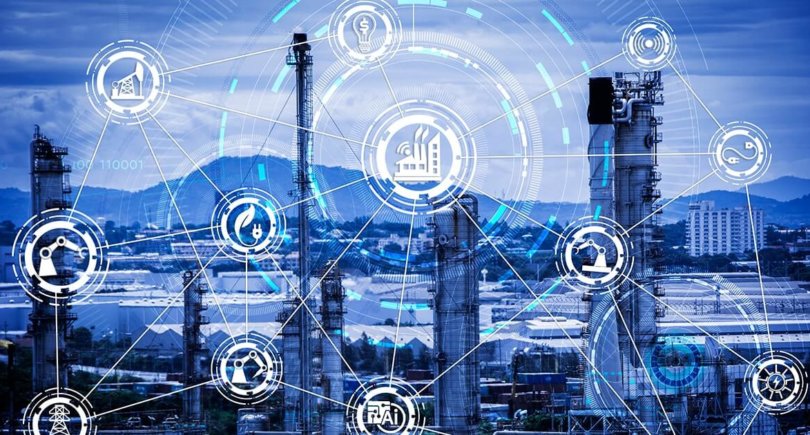 Промышленность 4.0 концепции изображения .shutterstock