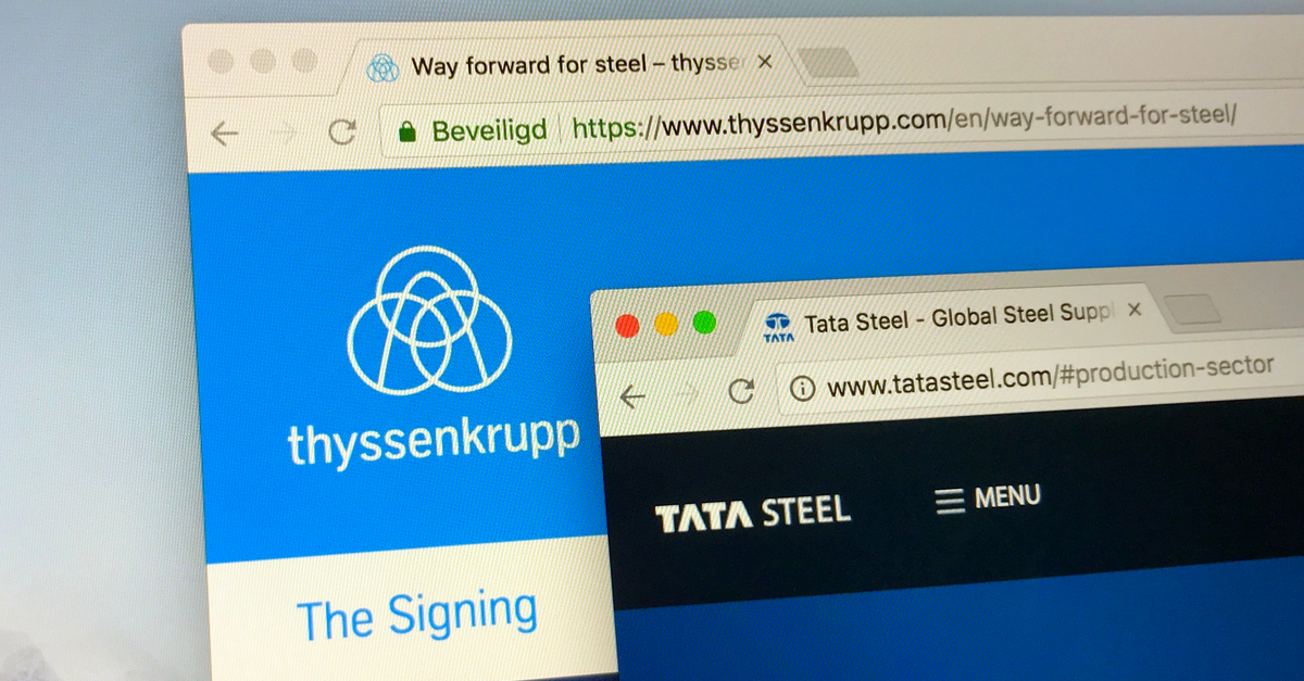 Работники Tata Steel не хотят слияния с Thyssenkrupp © shutterstock.com