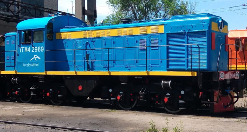 АМКР отремонтировал уже третий локомотив в Николаеве© ukraine.arcelormittal.com