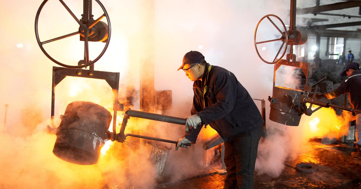 Китайские металлурги в мае увеличили прибыль на 1,1% до $82,2 млрд (с) reuters.com