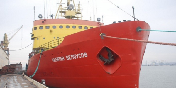 Фото – На ремонт единственного ледокола Украины ушла 1 т стали