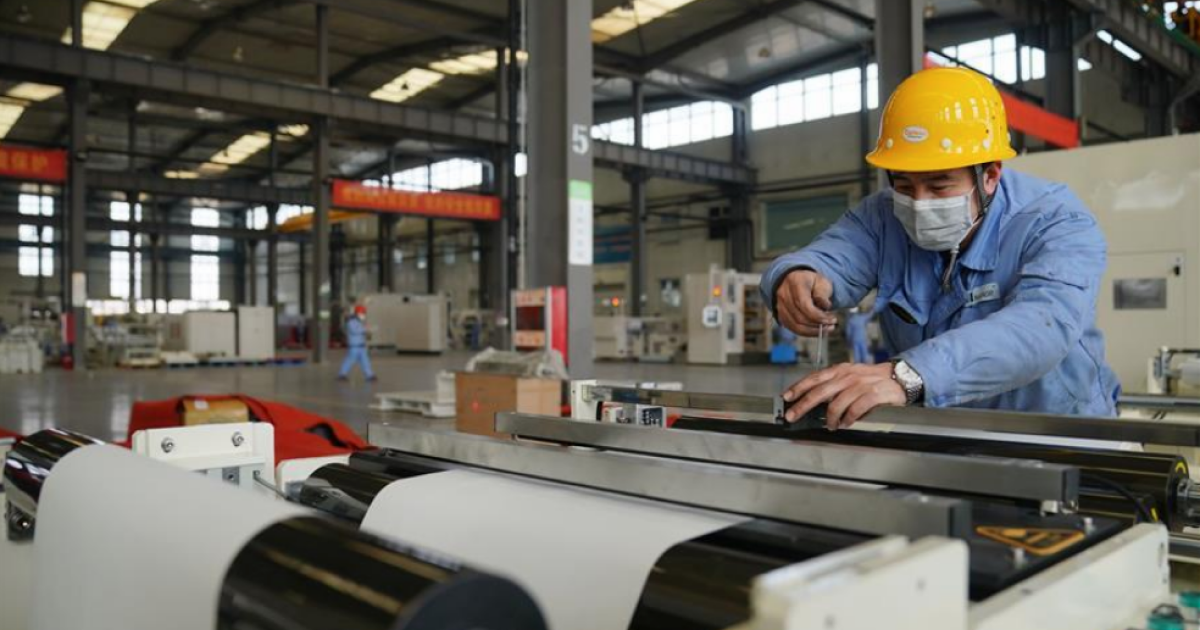 Промышленное производство Китая почти полностью восстановилось (c) news.cgtn.com