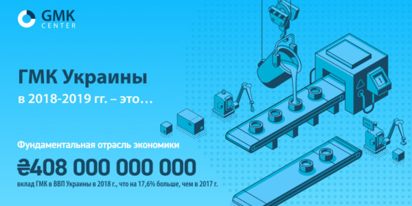 Фото – Предприятия ГМК обеспечивают каждую восьмую гривну ВВП Украины