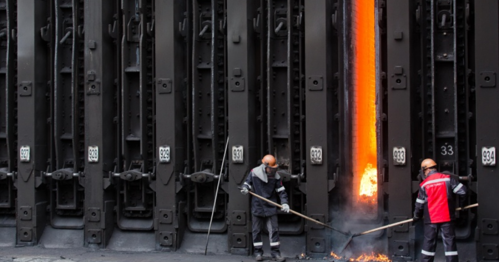 Коксохимических машин, работающих на открытом воздухе. Immersive Tech Coke Oven Advanced Automation.