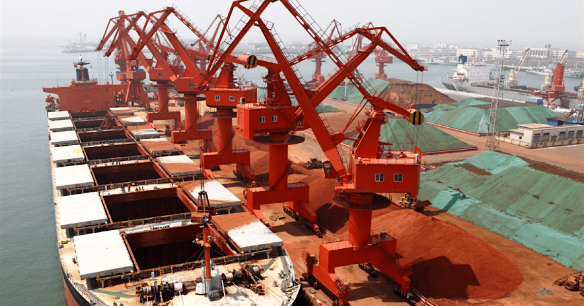 Китай в октябре увеличил импорт железной руды на 14,9% (c) mining