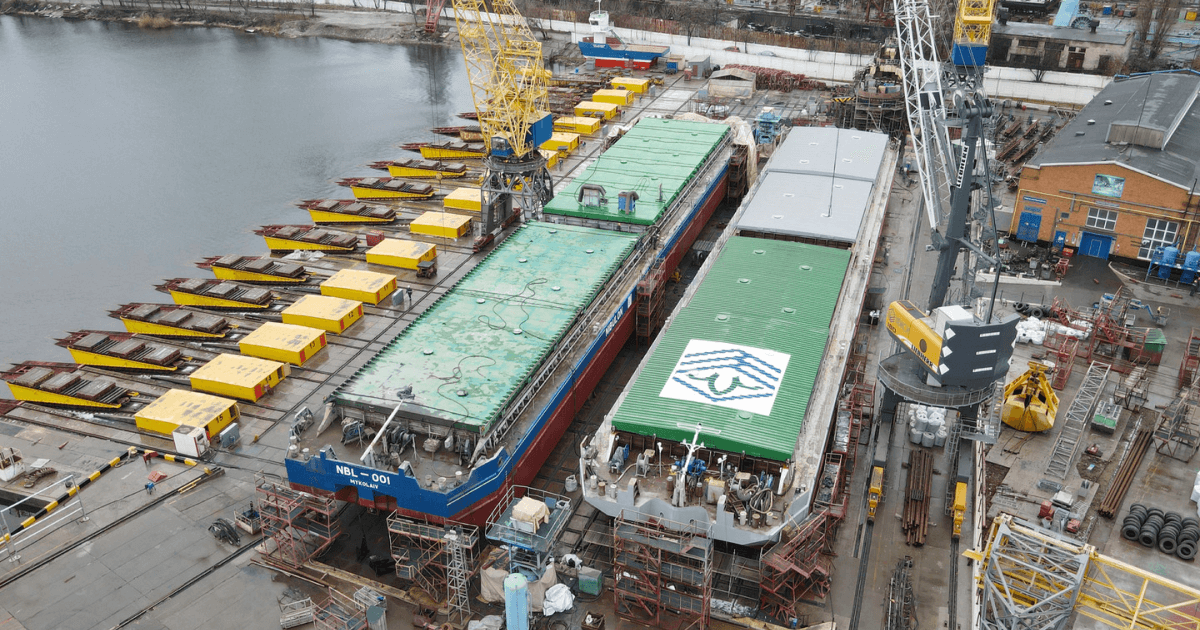 «Нибулон» использует 2,4 тыс. т стали для постройки двух судов