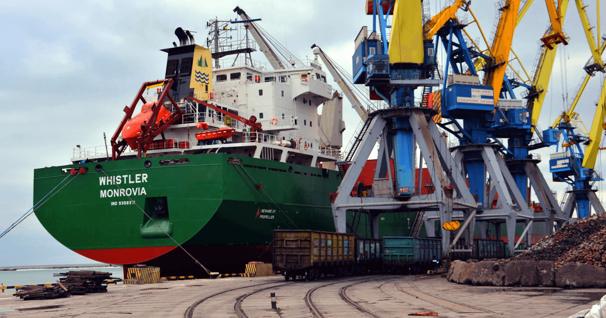 В феврале экспорт руды через морпорты Украины сократился на 19,6%
