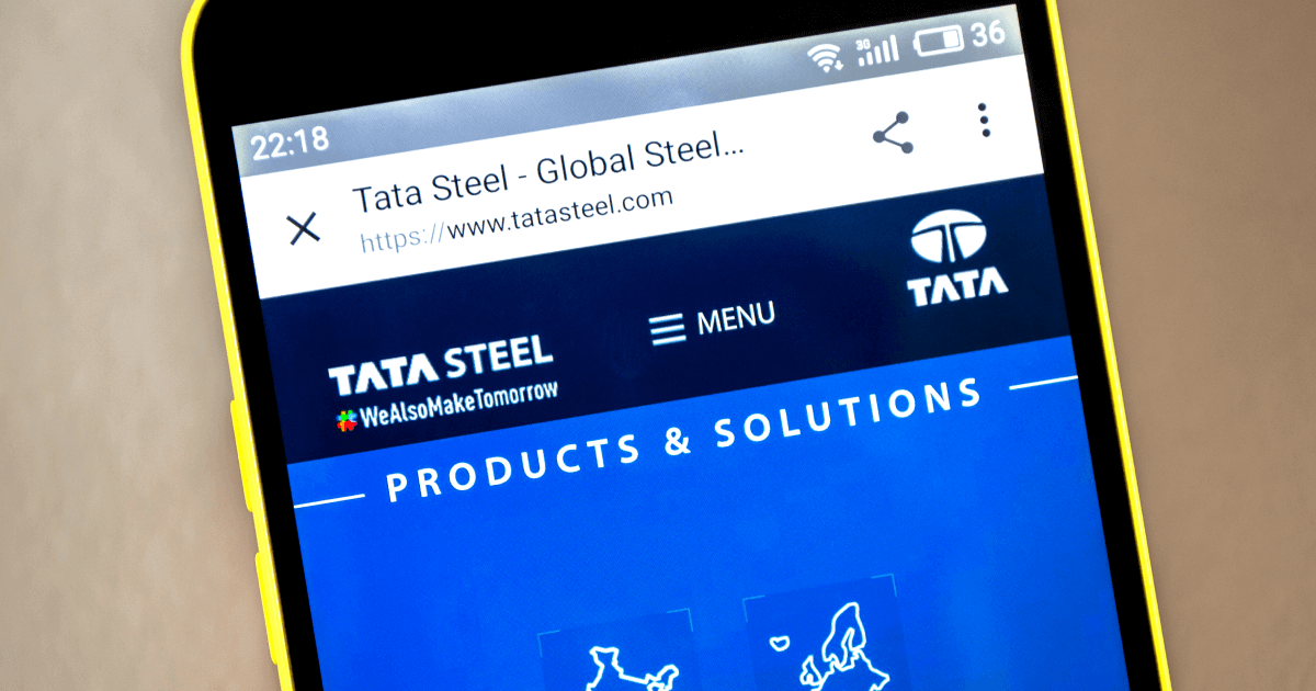 Tata Steel India в 2021 финансовом году увеличила продажи стали на 2% (c) shutterstock.com