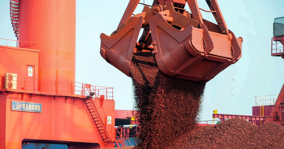 Цены на железную руду в Китае за неделю выросли на 5,7% (с) barrons.com