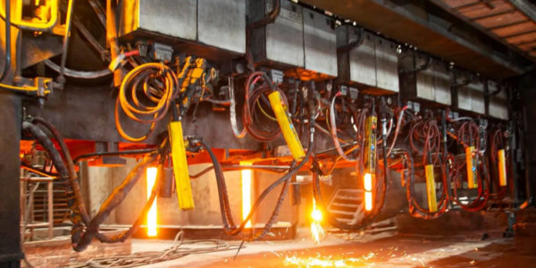Photo – ArcelorMittal launches converter and continuous billet casting machine