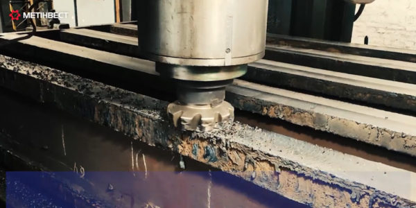 Photo – KMRP repairs trolleys of LURGI roasting machine for the Northern Mining