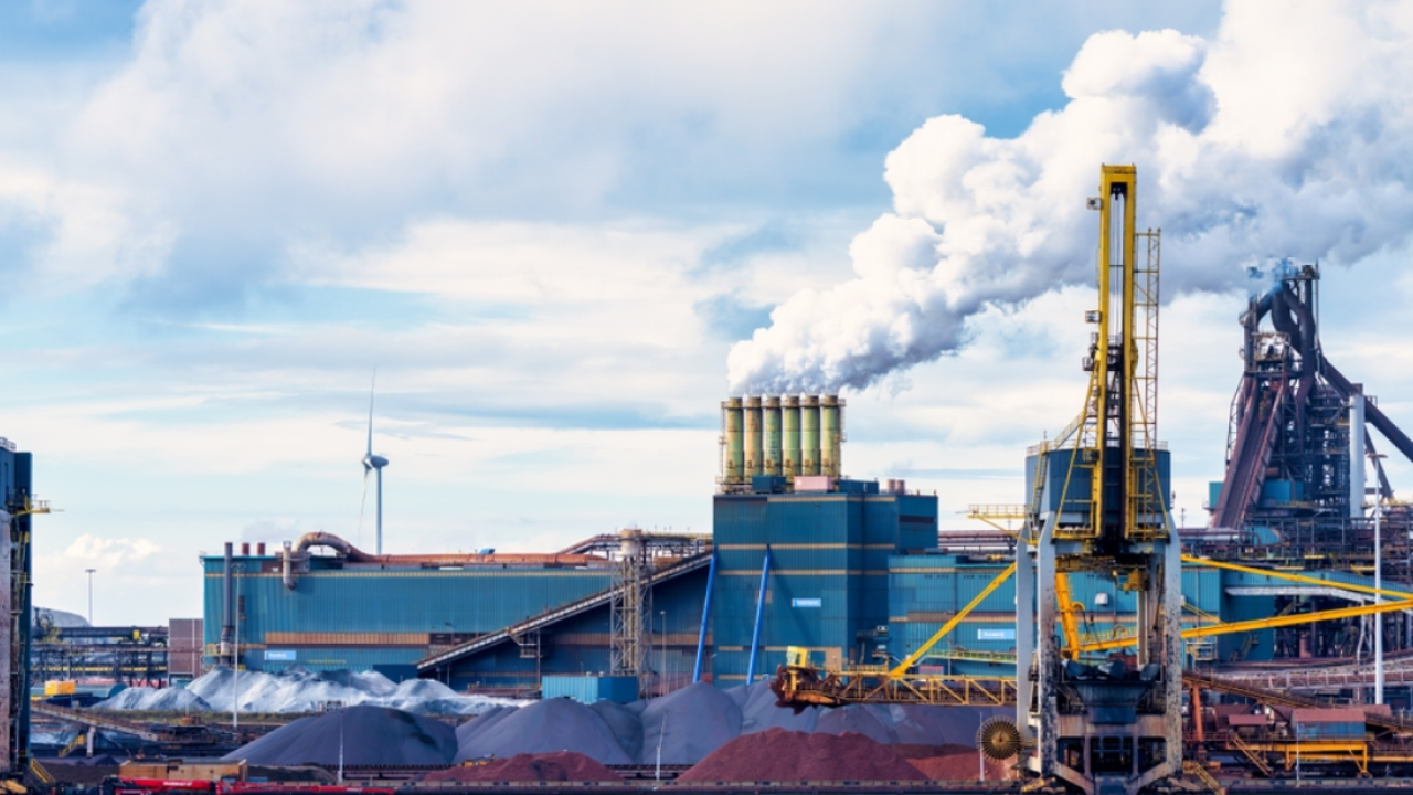 TATA Steel IJmuiden, charging the basic oxygen furnace