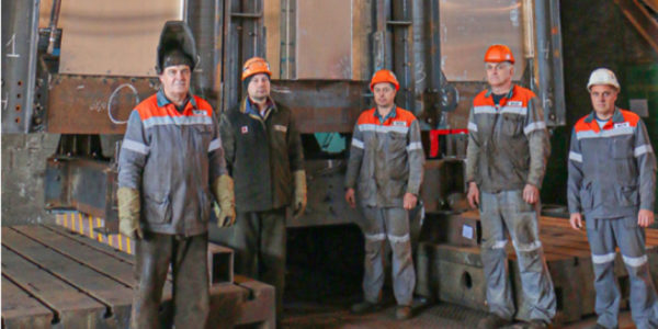 Photo – DMZ produced a mine cage for Sukha Balka for the first time
