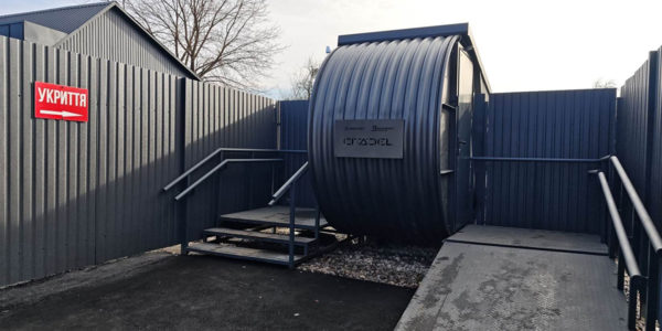 Photo – Ukraine’s first underground steel bunker for civilians, built by Metinvest, has begun operating in Borodianka