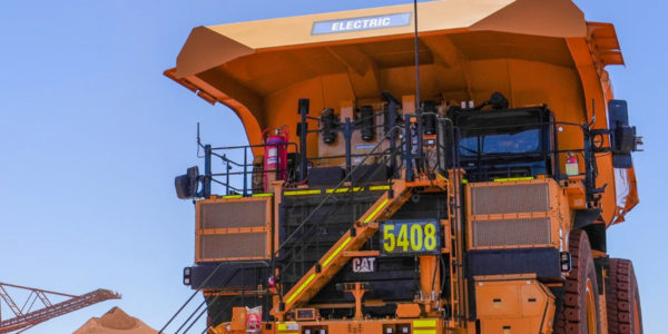 Photo – BHP and Rio Tinto have begun testing Caterpillar electric dump trucks in Pilbara